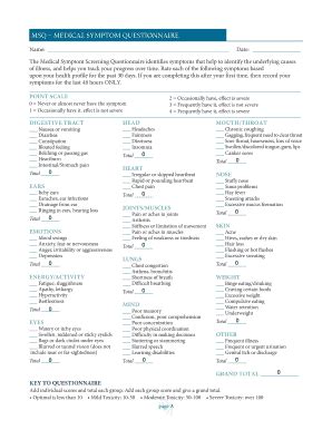 what is msq|msq questionnaire pdf.